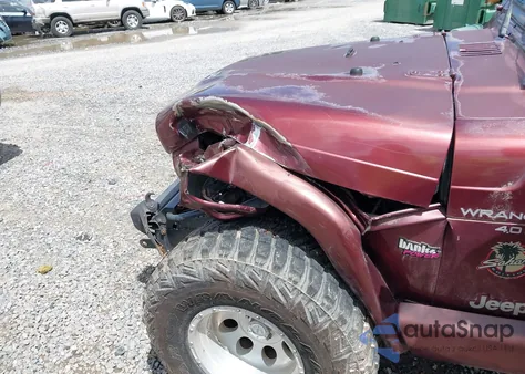 2001 Jeep Wrangler Sahara z USA, uszkodzony, nr VIN 1J4FA59S01P354841